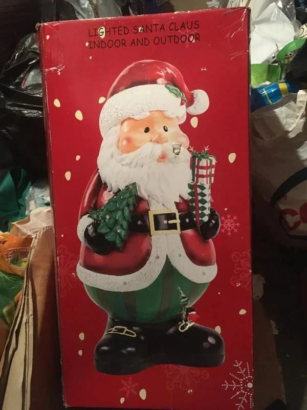 énorme père noël XXL lumineux